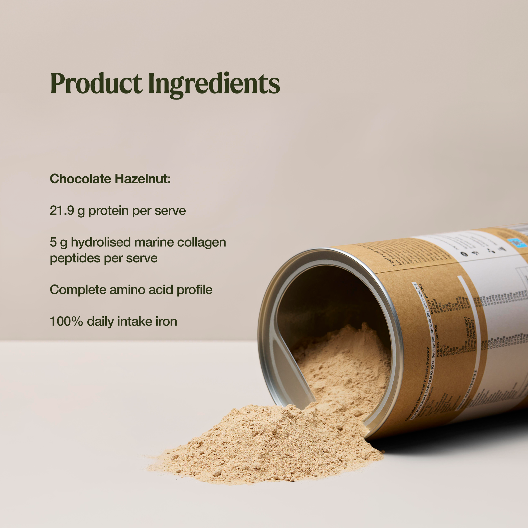 Collagen Plus Protein Choc Hazelnut