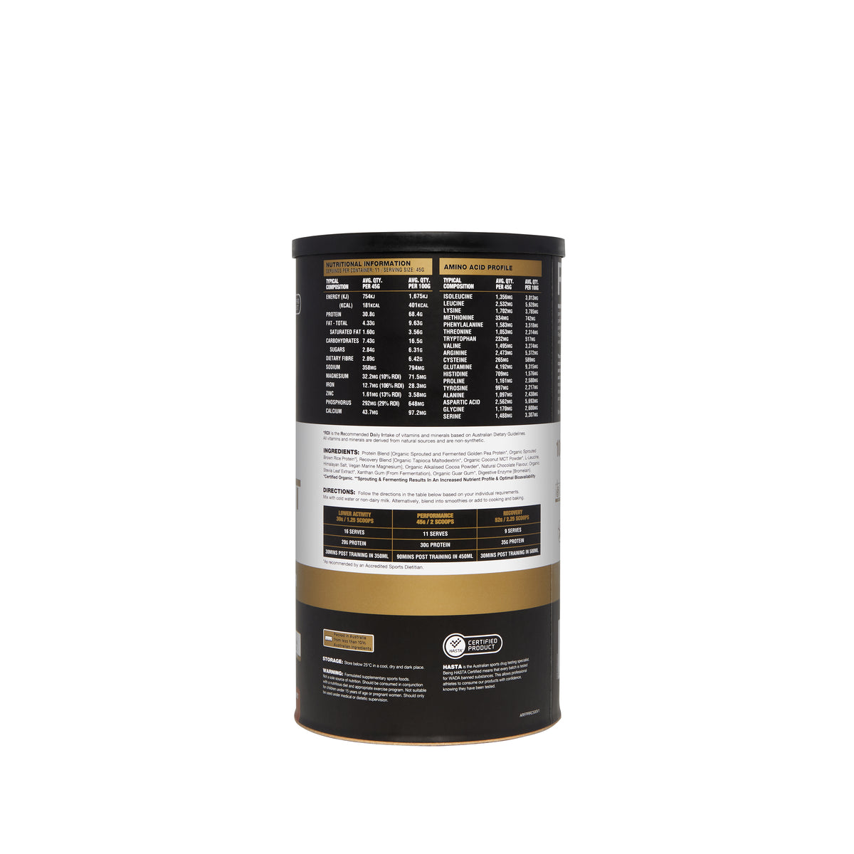 RawFIT Protein Perform & Recovery Rich Chocolate