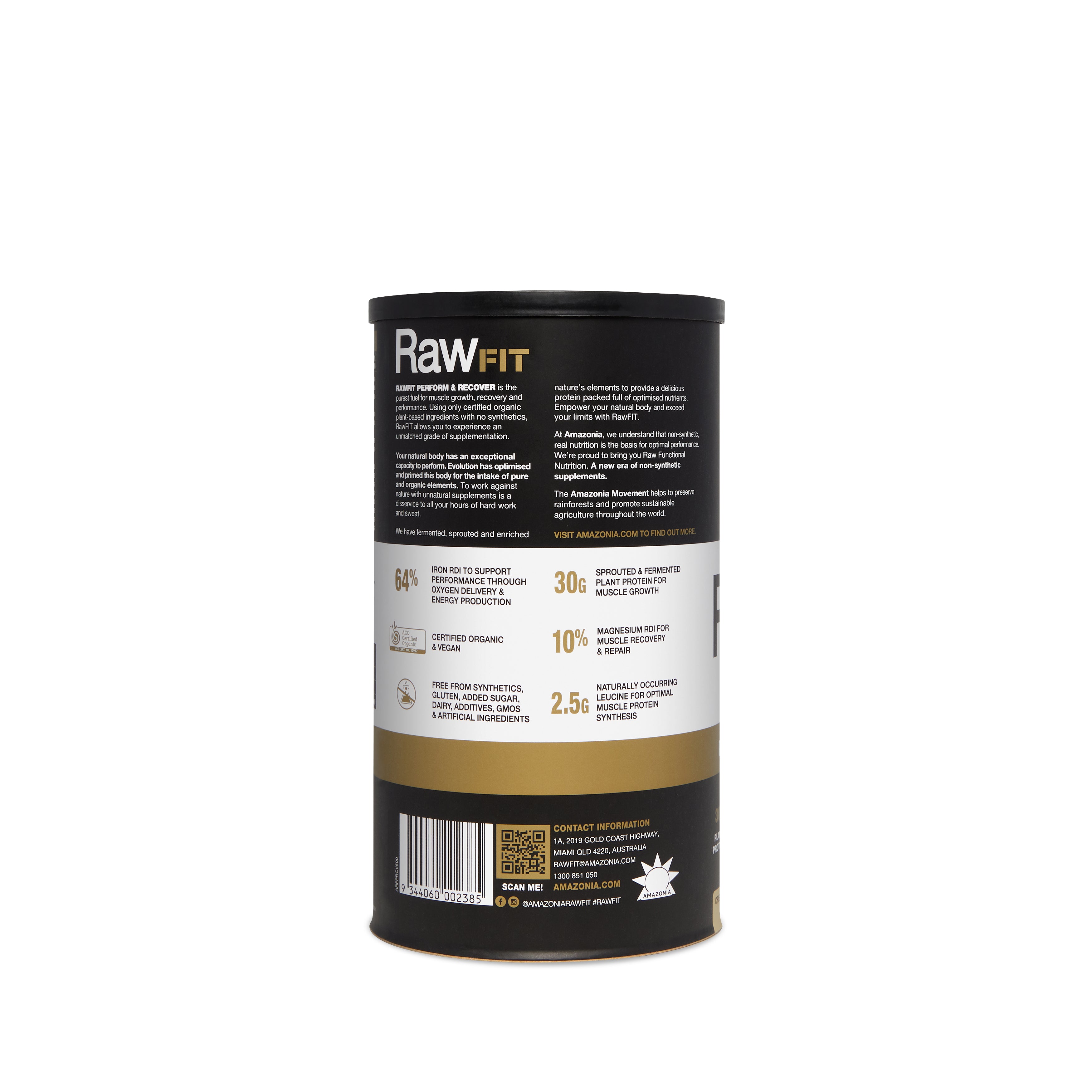 RawFIT Plant Protein Perform & Recovery Creamy Vanilla