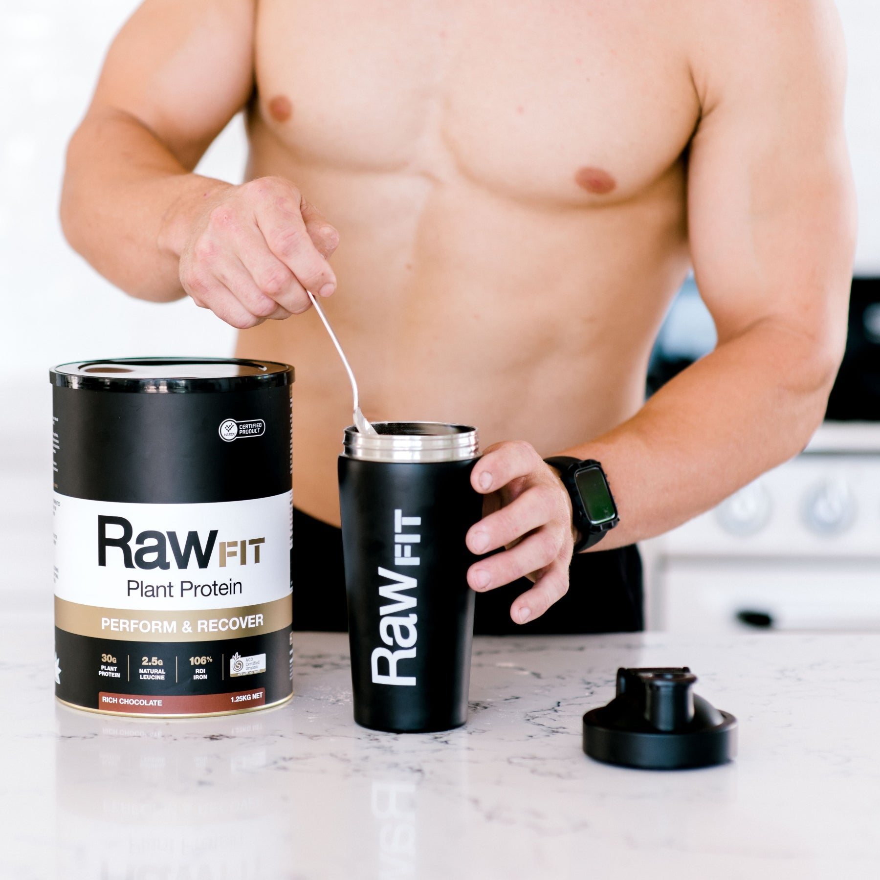 RawFIT Protein Perform & Recovery Rich Chocolate
