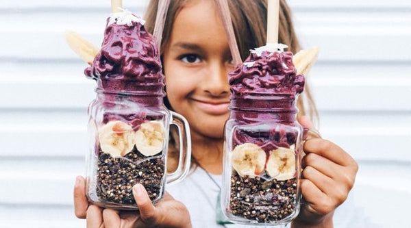 Acai Granola Smoothie Jar