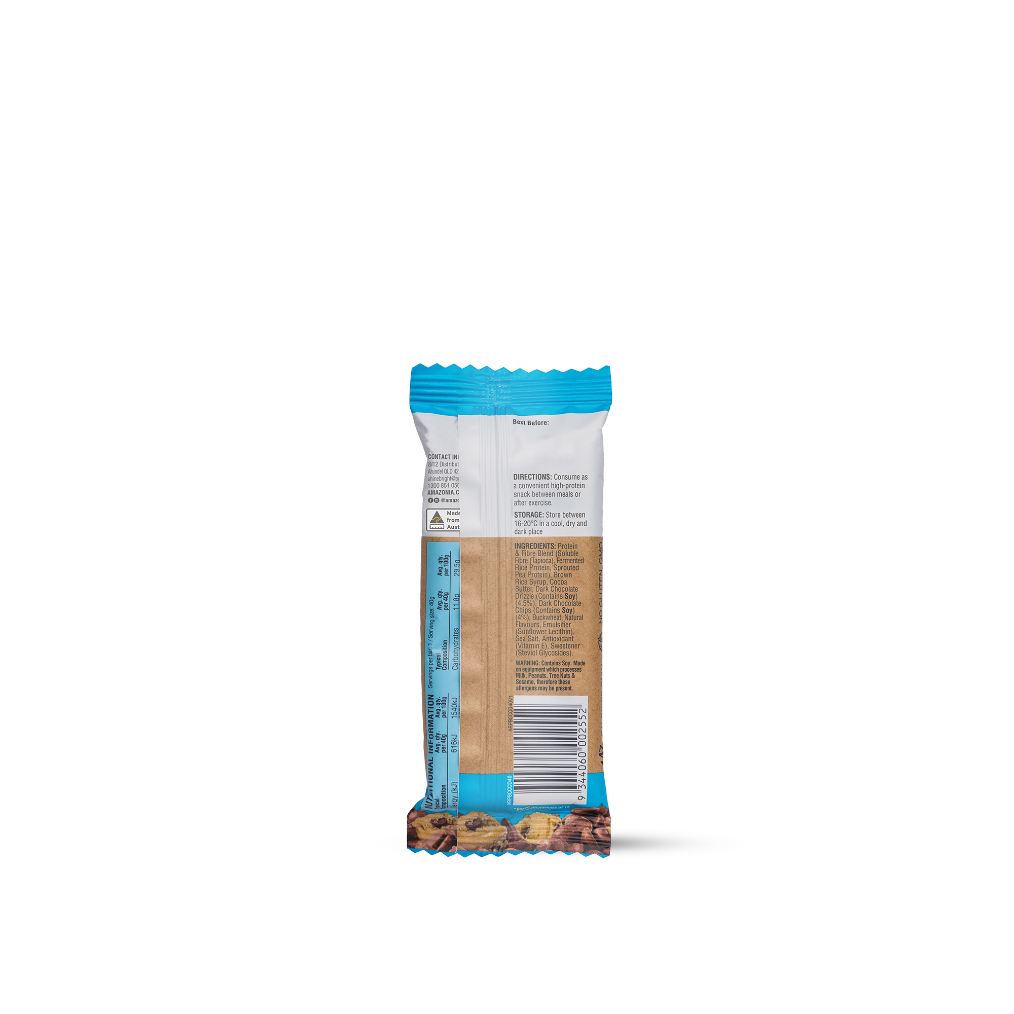 Protein Bars Choc Chip Cookie Dough 10 Pack