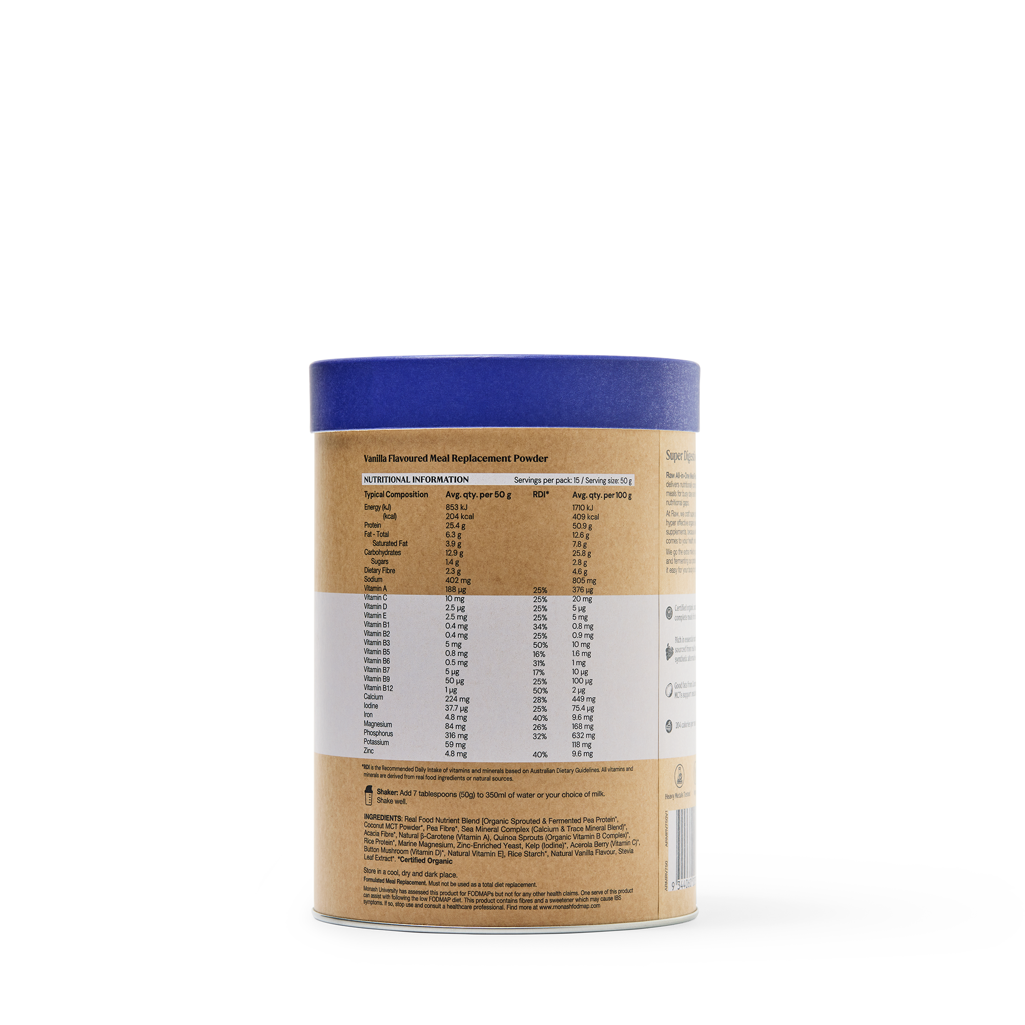 Meal Replacement Vanilla Crème