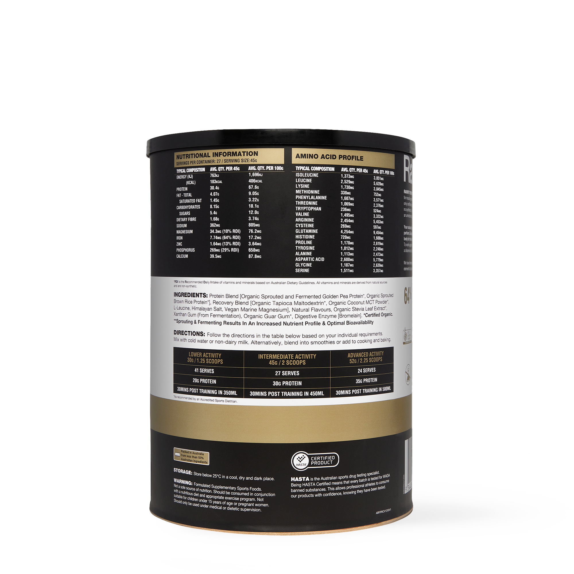 RawFIT Protein Creamy Vanilla