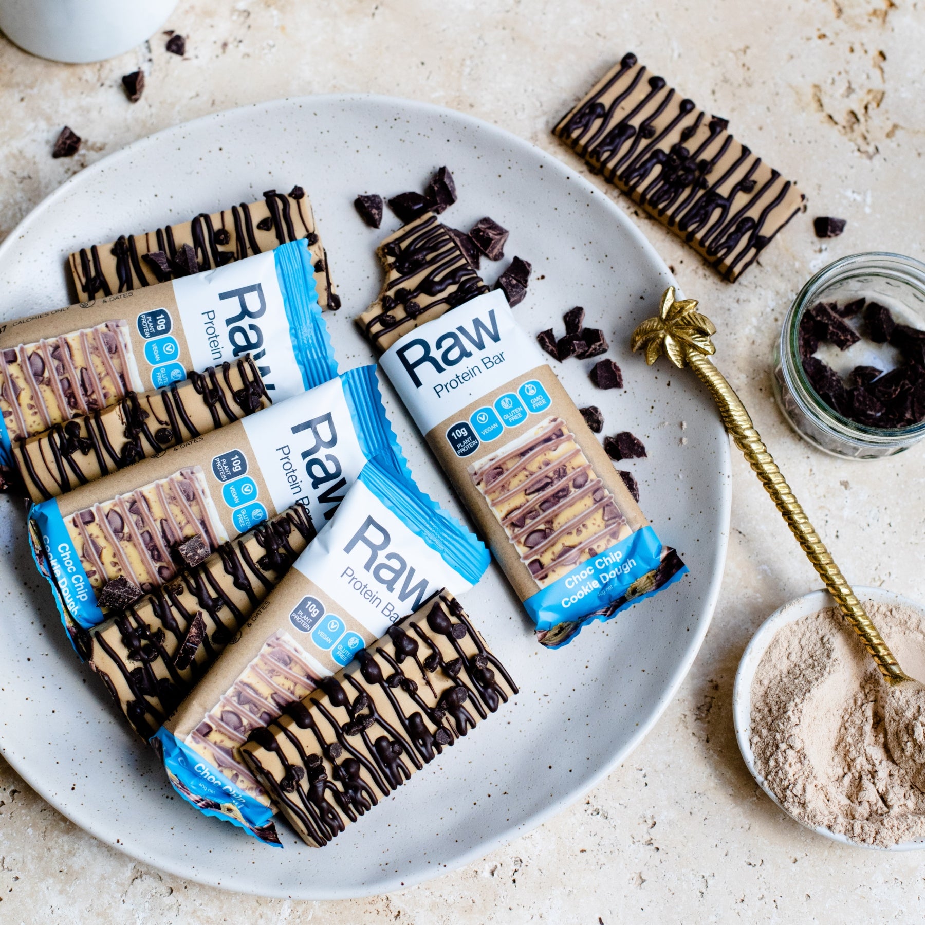 Protein Bars Choc Chip Cookie Dough 10 Pack