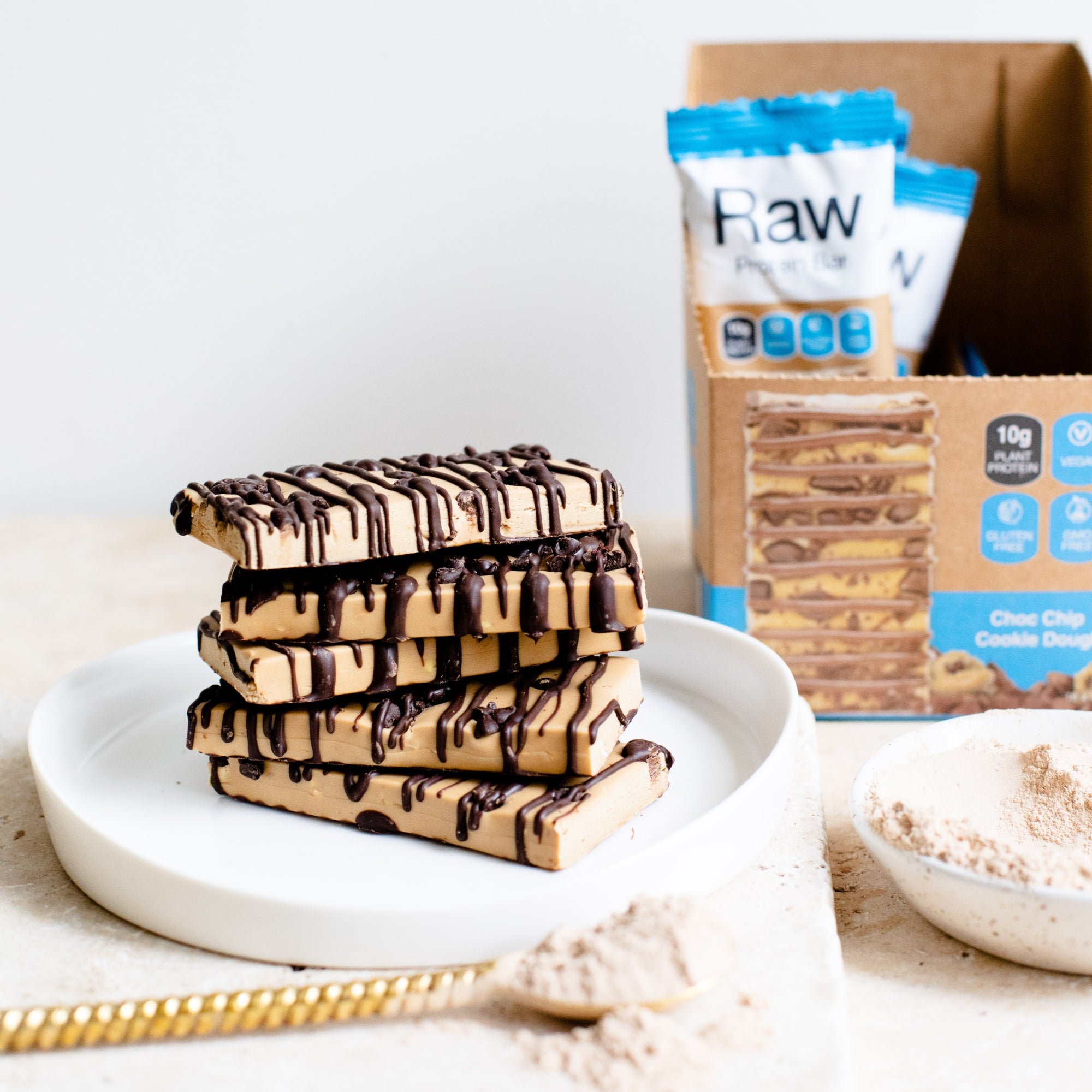 Protein Bars Choc Chip Cookie Dough 10 Pack